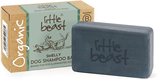Little Beast Smelly Dog Shampoo Bar | Odour Control With Charcoal & Zinc Oxide | Vegan, Cruelty-Free, No Sls Or Parabens | Fresh-Smelling Pet Shampoo Bar | 100G
