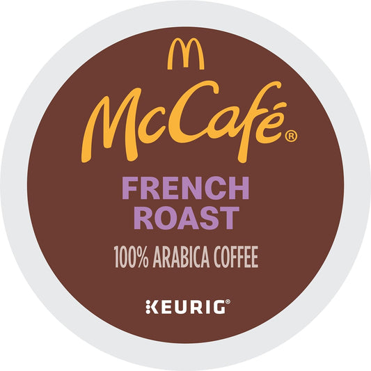 McCafe French Roast, Single Serve Coffee Keurig K-Cup Pods, Dark Roast, 96 Count (4 Packs of 24)