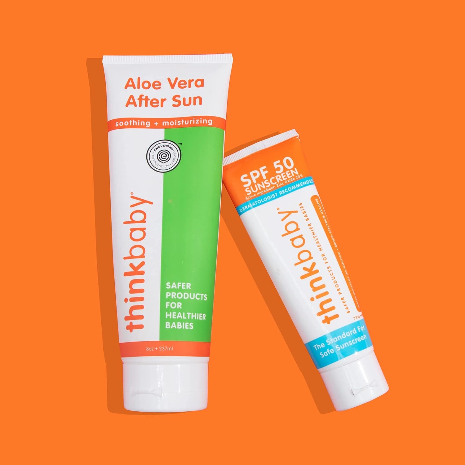 Buy Thinkbaby Sunscreen & After Sun Bundle – 1x SPF 50+ Water Resistant Baby Sunscreen with Broad Spectrum UVA/UVB Protection (6oz) and 1x Aloe Vera After Sun Relief Gel (8oz) on Amazon.com ? FREE SHIPPING on qualified orders