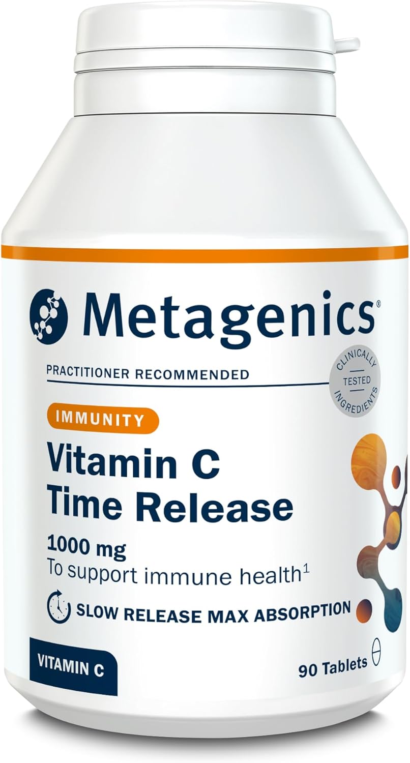 Metagenics Vitamin C Time Release 1000Mg - Supports The Immune System- Optimal Bioavailability And Gentle Digestion - 90 Tablets
