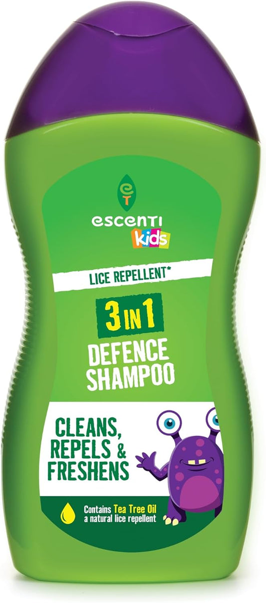 Escenti Kids Lice Repellent 3 In 1 Defence Shampoo 300Ml