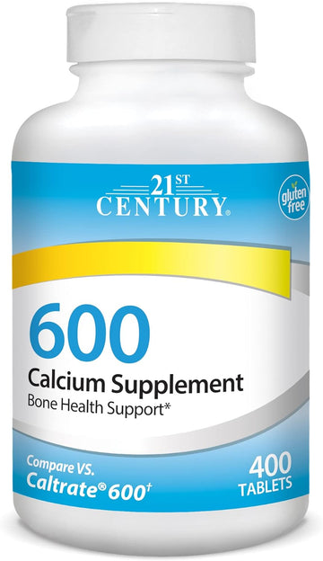 21st Century Calcium Supplement, 600 mg, Tablet, 400 Count