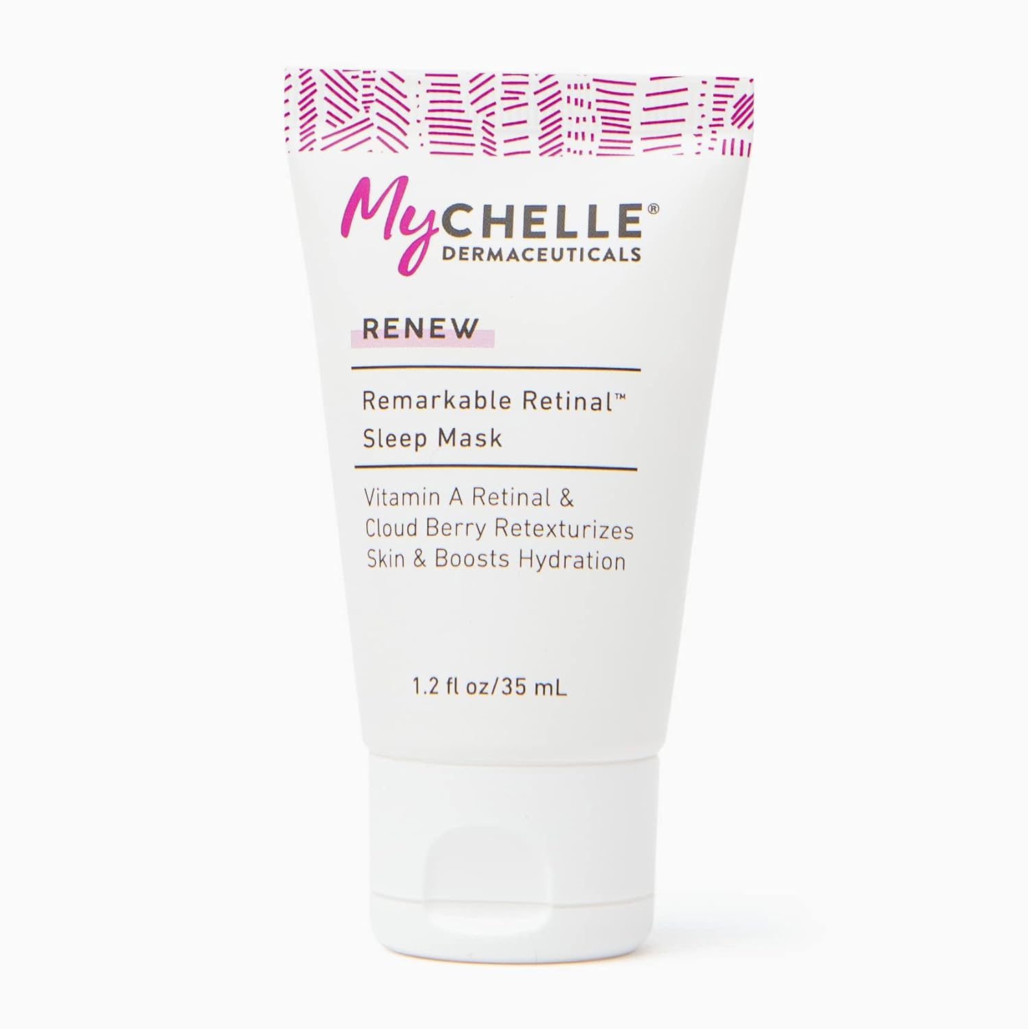 MyCHELLE Dermaceuticals Remarkable Retinal Sleep Mask (1.4 Fl Oz), Retexturizes Skin and Boosts Hydration with Vitamin A Retinaldehyde and Cloud Berry Seed Oil