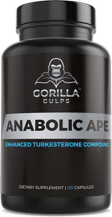 | Anabolic Ape – Enhanced Turkesterone Compound | Turkesterone, Creatinol-O-Phosphate, Ashwagandha, Bioperine | Lab Tested | 120 Vegan Capsules | Max Strength