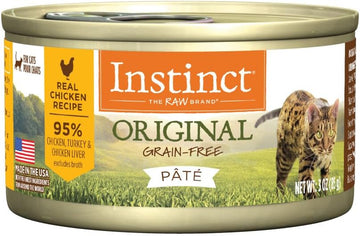 Instinct Original Grain Free Real Chicken Recipe Natural Wet Canned Cat Food, 3 Oz. Cans (Case Of 24)