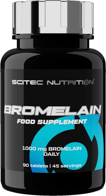 Scitec Nutrition Bromelain | Plant-Derived Protein-Degrading Enzyme | 1000 Mg Bromelain Daily, 90 Tablets