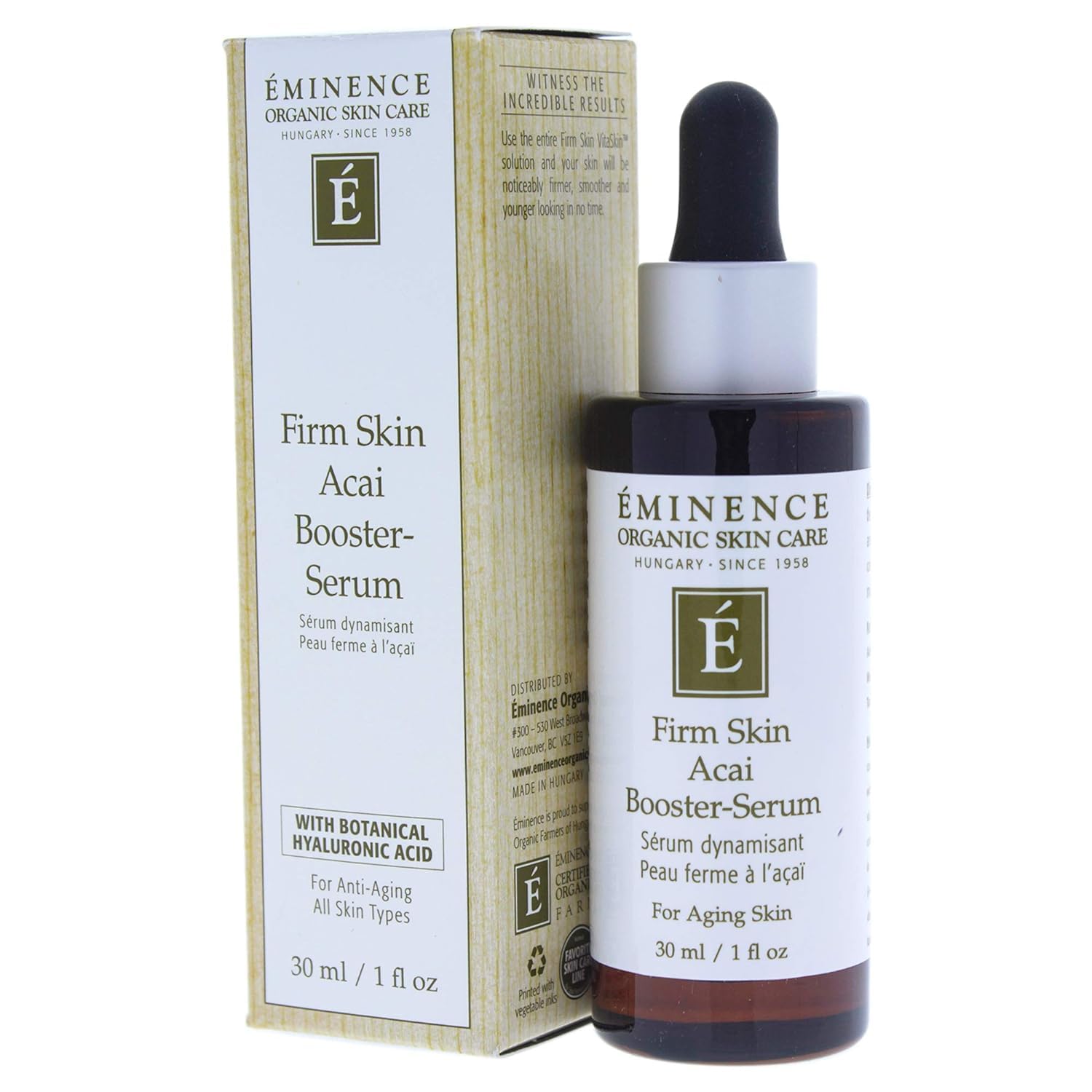 Firm Skin Acai Booster Serum By Eminence For Unisex - 1 Oz Serum : Beauty & Personal Care