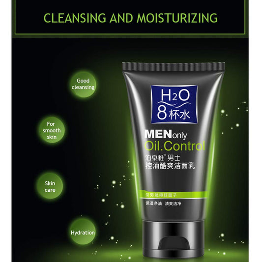 Bioaqua H2O Men Oil Balance Control Hydration Cleansing And Moisturizing 100G