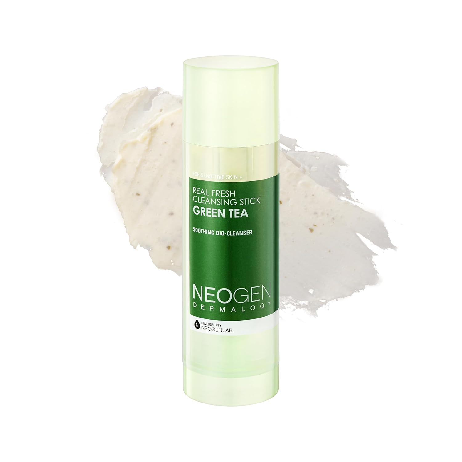 K-Beauty Neogen Dermalogy Makeup Remover Cleansing Stick With Green Tea Extract And Leaves - Hydrating Travel Size Essential (Real Fresh Cleansing Stick Green Tea)