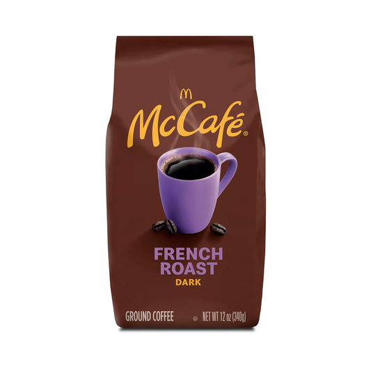 McCafe French Roast, Dark Roast Ground Coffee, 12 oz Bag