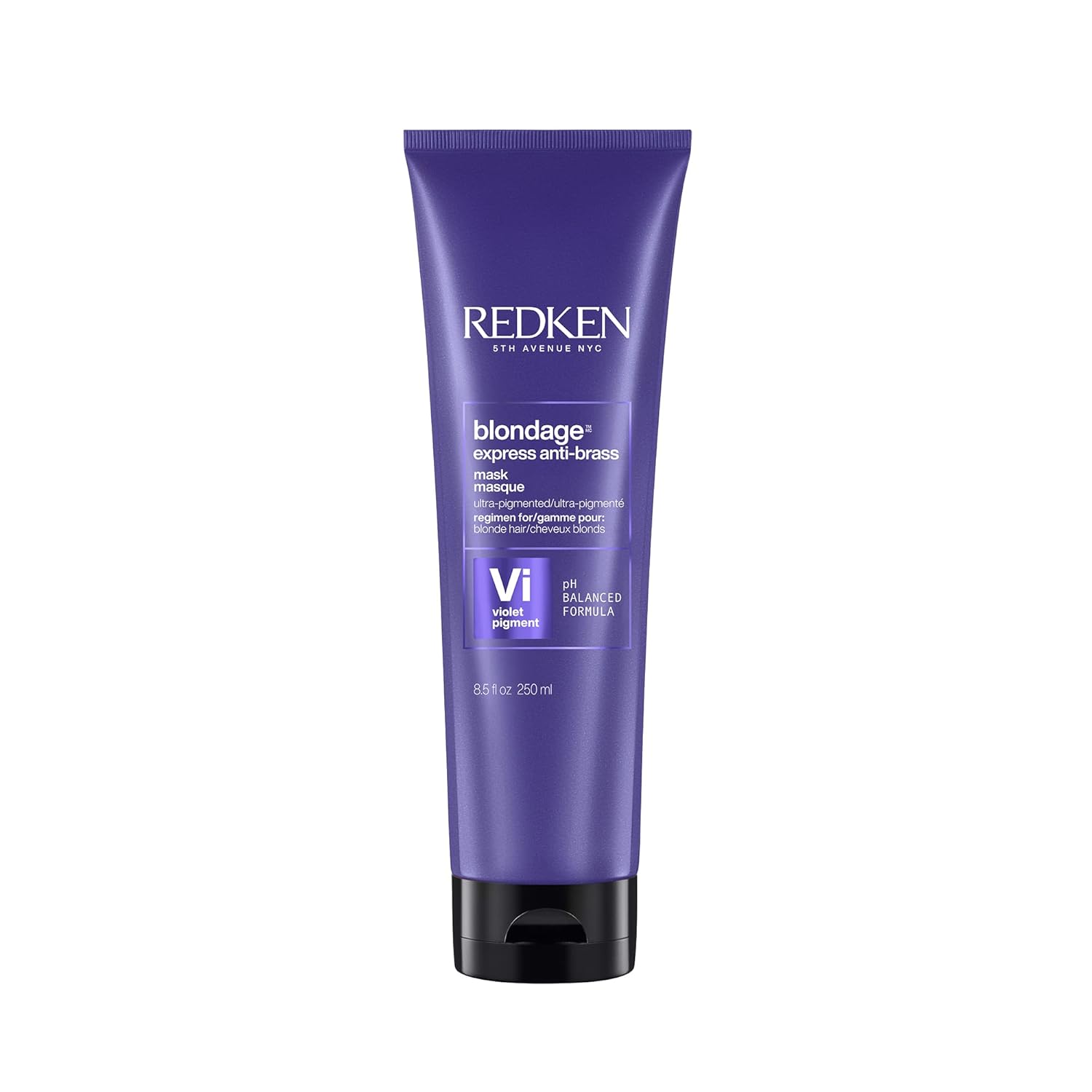 Redken Color Extend Blondage Express Anti-Brass Mask For Blonde & Highlighted Hair | Ultra-Pigmented Purple Hair Toner