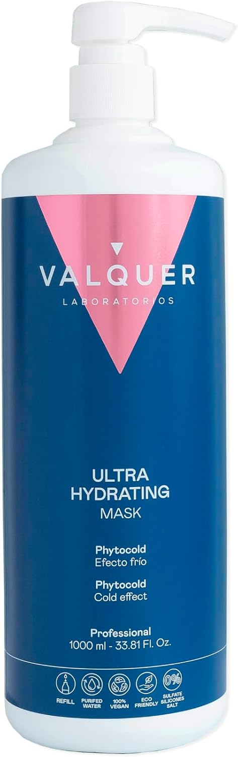 Valquer Ultra-Hydrating Hair Mask Formula Zero. Revitalizes, Nourishes, Repairs, And Conditions Dry Hair With Soy Extract, Panthenol, Vitamin E, And Phytokeratin. Vegan. 275 Ml