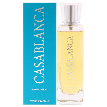 Swiss Arabian Casablanca - Luxury Products From Dubai - Long Lasting, Addictive Personal Edp Spray Fragrance - Seductive Signature Aroma - 3.4 Oz