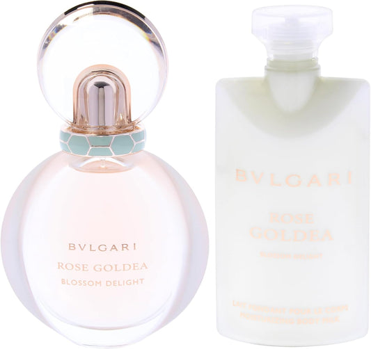 Bvlgari Rose Goldea Blossom Delight By Bvlgari For Women - 2 Pc Gift Set 1.7Oz Edp Spray, 2.5Oz Moisturizing Body Milk