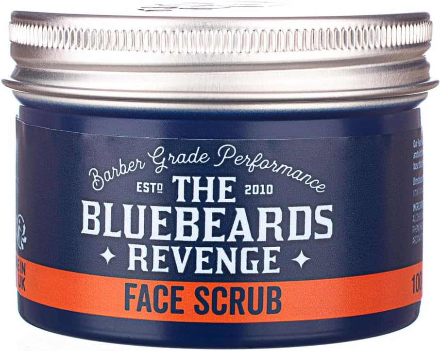The Bluebeards Revenge, Deep Exfoliating Daily Face Scrub For Men, With Natural Olive Stones And Ginger, 100ml : Amazon.co.uk: Beauty
