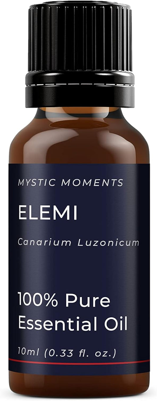 Mystic Moments | Elemi Essential Oil 10ml - Pure & Natural Oil for Diffusers, Aromatherapy & Massage Blends Vegan GMO Free