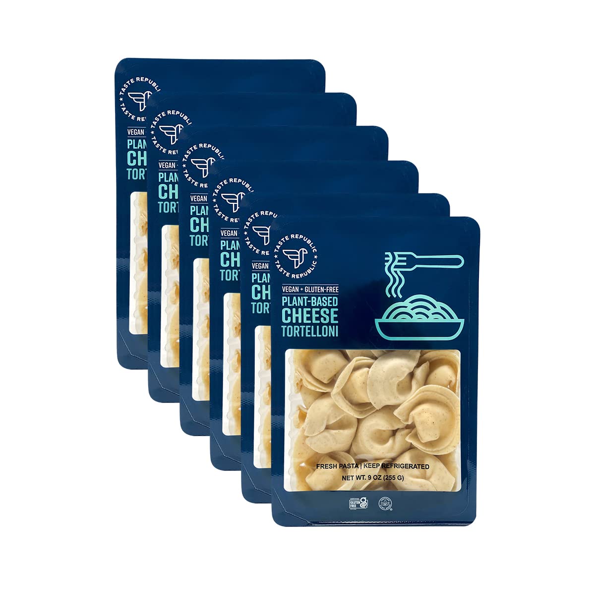 Gluten-Free Tortelloni, Tomato And Feta With Hot Honey Fresh Pasta, Cooks In Just 3 Minutes By Taste Republic, Frozen, 9Oz (6 Pack)