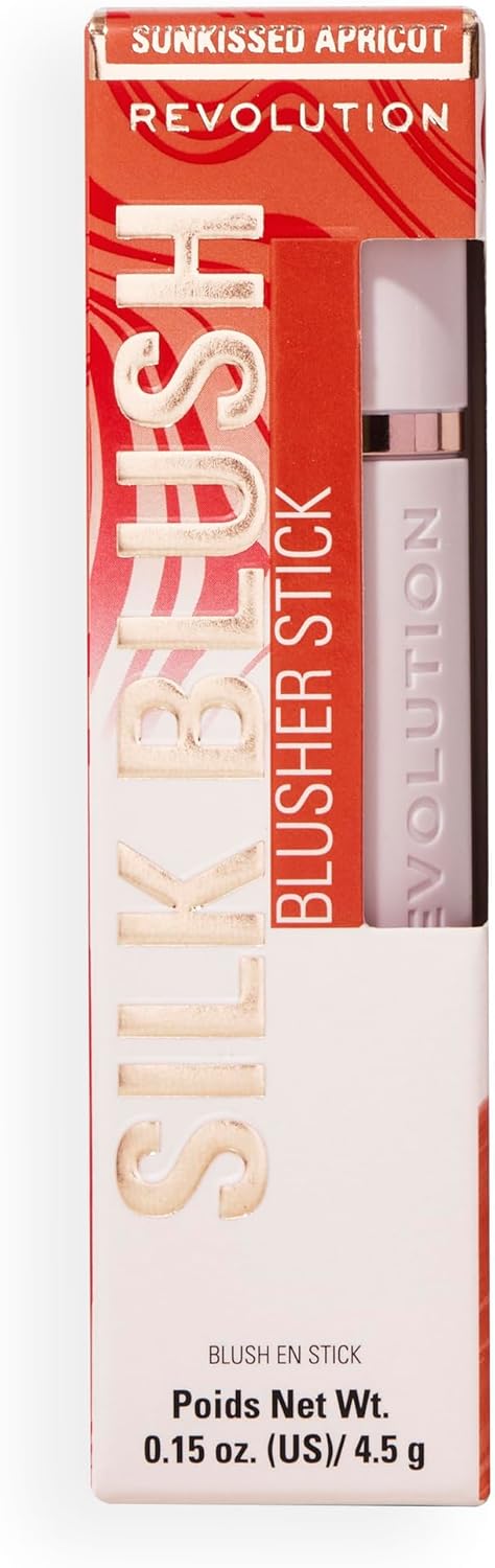 Revolution, Skin Silk Marble Blush Stick, Buildable Colour for Cheek, Eye, & Lip, Cream-to-Powder Formula, Vegan & Cruelty-Free, Sunkissed Apricot, 4.5g : Amazon.co.uk: Beauty