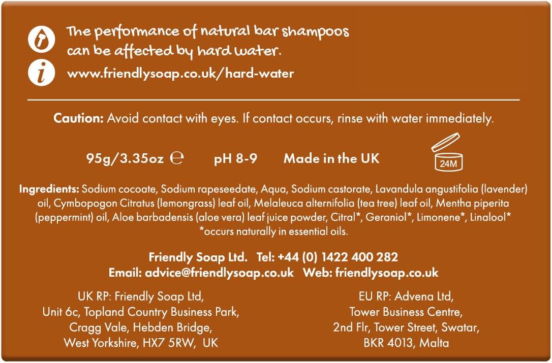 Friendly Soap - Heavenly Scent Rose Geranium (95g), Plant-Based, Cruelty-Free, Made By Hand, No Preservatives or Sulphates, Sustainable : Amazon.co.uk: Beauty