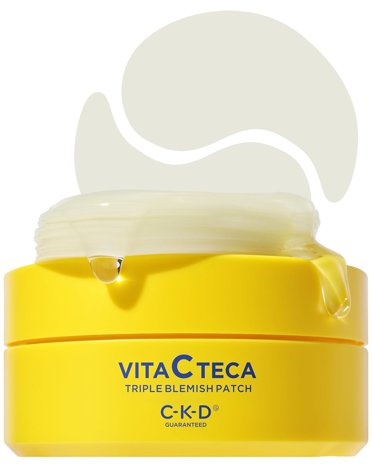 Vita C Teca Triple Blemish Patch - Pure Vitamin C Hydrogel Pads For Under Eyes, Forehead, Cheek - Dull Skin Treatment, Revitalizing - Evens Skin Tone, 60 Patches