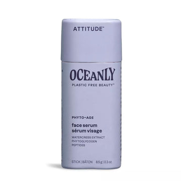ATTITUDE Oceanly Face Serum Stick, EWG Verified, Plastic-free, Plant and Mineral-Based Ingredients, Vegan and Cruelty-free Beauty Products, PHYTO AGE, Unscented, 0.3 Ounce