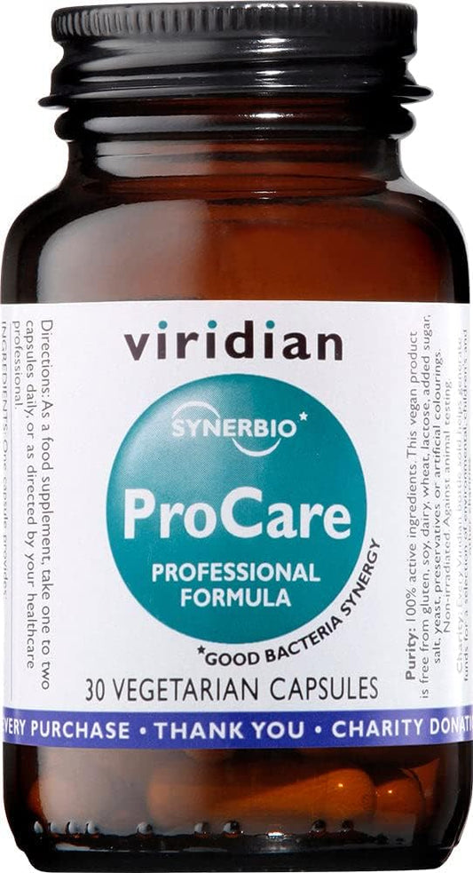 Viridian Synbiotic Procare 30 Veg Caps