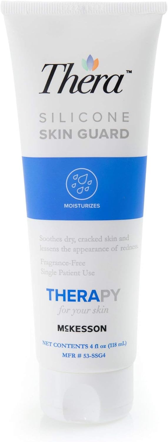 Thera Silicone Skin Guard - Moisturizing Hand And Body Cream With Fragrance-Free, Water-Resistant Barrier For Fragile, Sensitive Skin - 4 Oz Tube, 1 Count