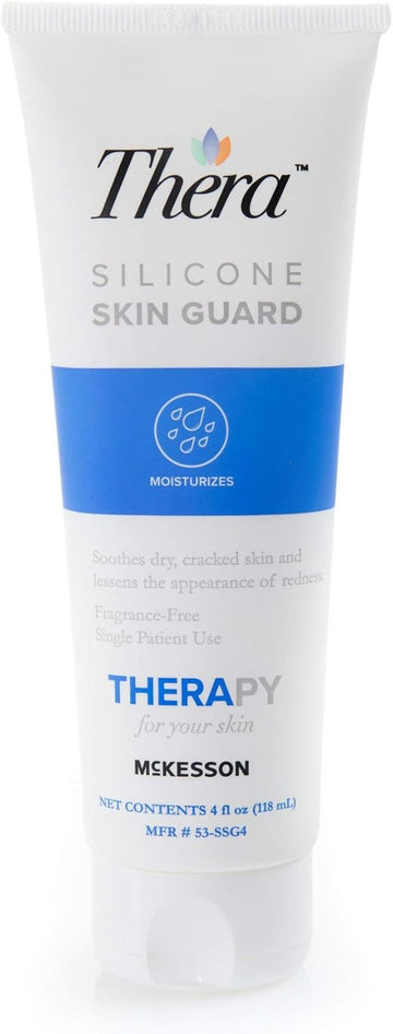 Thera Silicone Skin Guard - Moisturizing Hand And Body Cream With Fragrance-Free, Water-Resistant Barrier For Fragile, Sensitive Skin - 4 Oz Tube, 1 Count