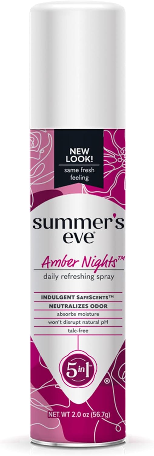 Summer's Eve Blissful Escape & Amber Nights Daily Feminine Sprays, 2 oz, 3 Pack & 2 oz : Health & Household