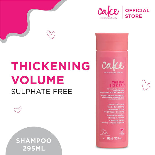 Cake Beauty The Big Big Deal Thickening Volume Shampoo, 10 Ounces