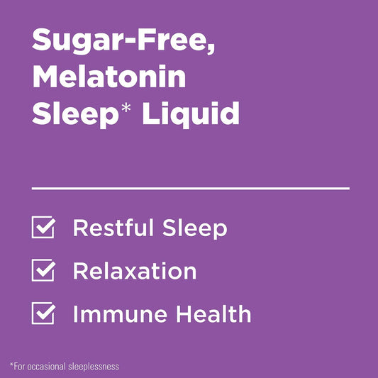 Hyland'S Kids Sleep Calm + Immunity With Melatonin, Promotes Sleep & Supports Immune Health, Ages 2+, Grape Flavor, 4 Fl. Oz