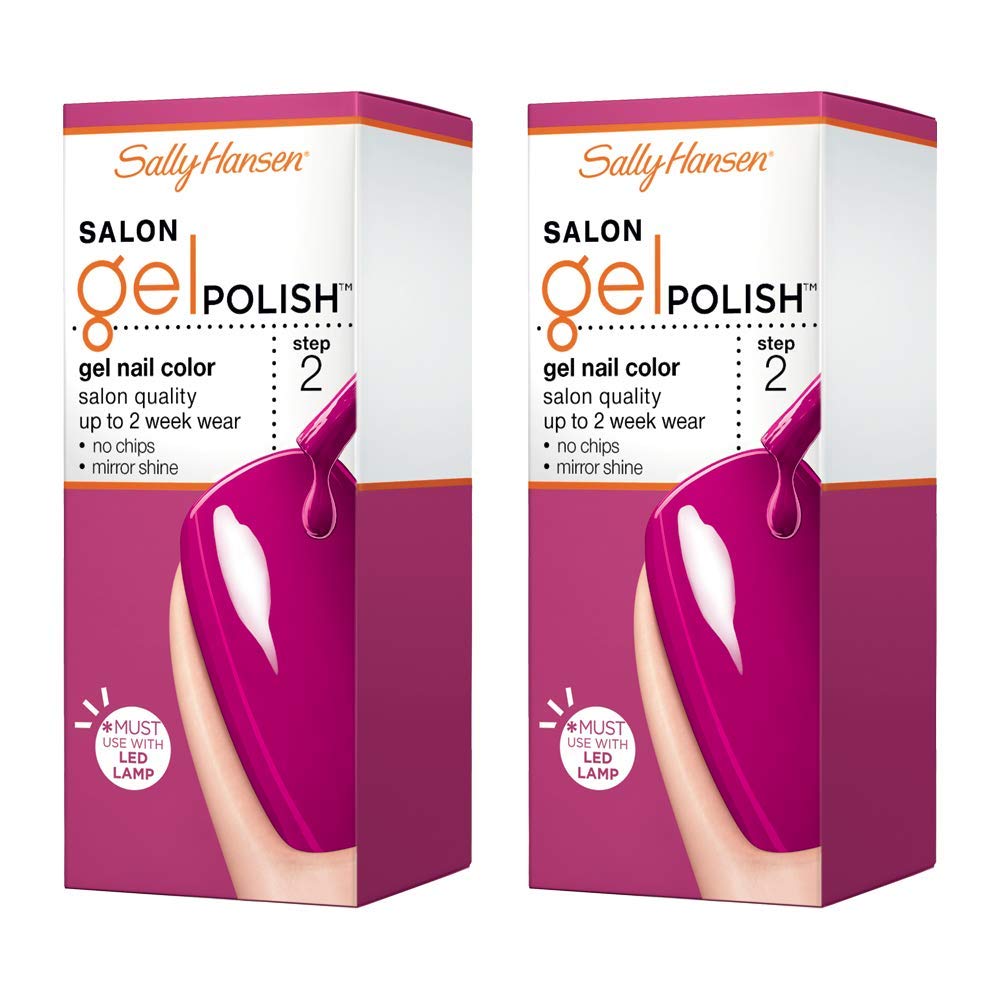 Sally Hansen Salon Gel Nail Polish Cherry, Cherry Bang, Bang!, Pack Of 2