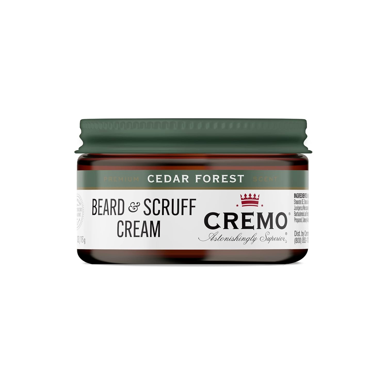 Cremo Beard & Scruff Cream, Cedar Forest, 4 oz - Soothe Beard Itch, Condition and Offer Light-Hold Styling for Stubble and Scruff (Product Packaging May Vary) : Beauty & Personal Care
