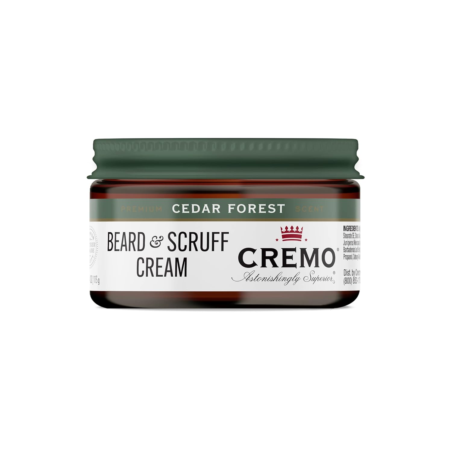 Cremo Beard & Scruff Cream, Cedar Forest, 4 oz - Soothe Beard Itch, Condition and Offer Light-Hold Styling for Stubble and Scruff (Product Packaging May Vary) : Beauty & Personal Care