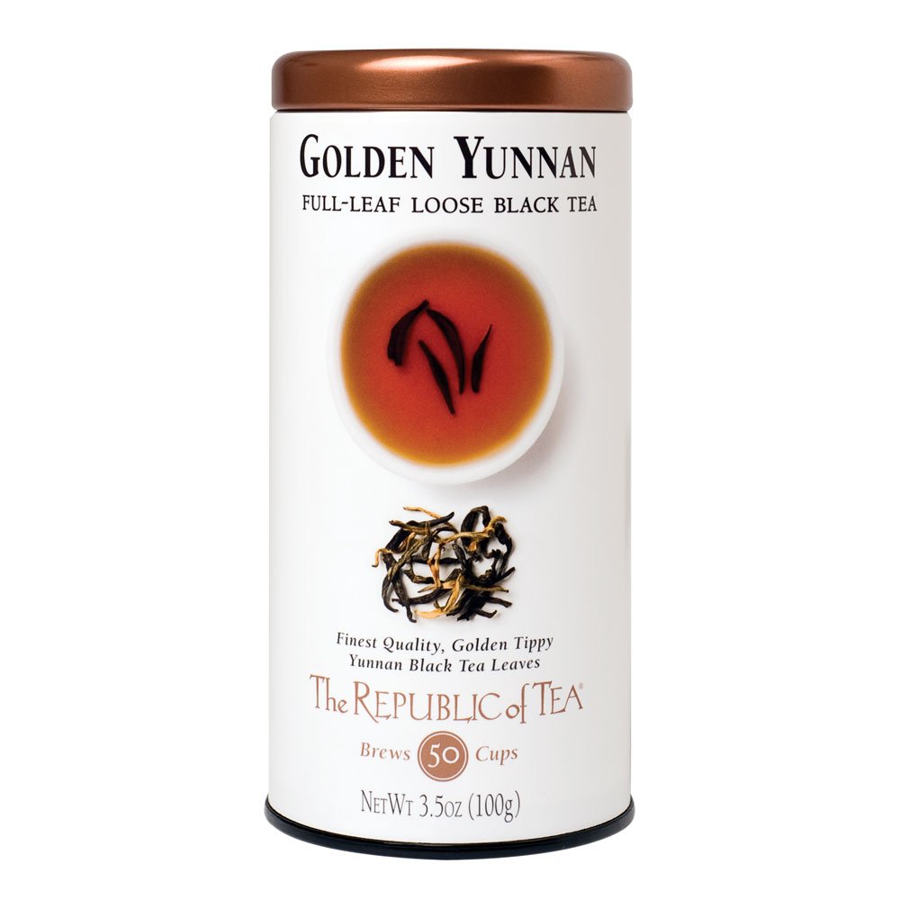 The Republic Of Tea Black Full-Leaf Loose Tea (Golden Yunnan Black, 3.5 Oz)