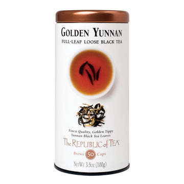 The Republic Of Tea Black Full-Leaf Loose Tea (Golden Yunnan Black, 3.5 Oz)