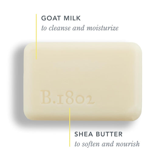 Beekman 1802 Goat Milk Bar Soap Gift Set - 9 Oz - Nourishes, Moisturizes & Hydrates - 100% Vegetable Soap With Lactic Acid - Good For Sensitive Skin - Cruelty Free - Gift Box Included