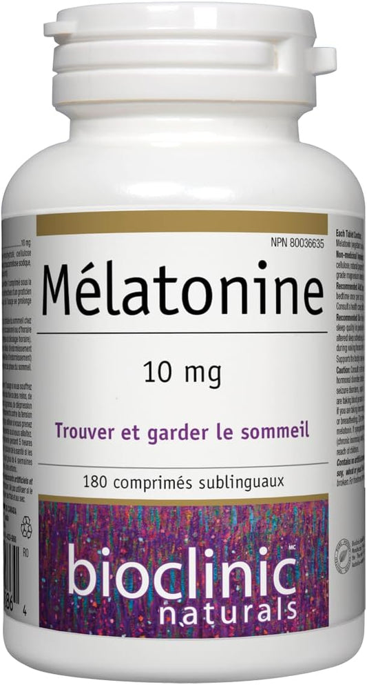Bioclinic Naturals - Melatonin 10 Mg 180 Tablets