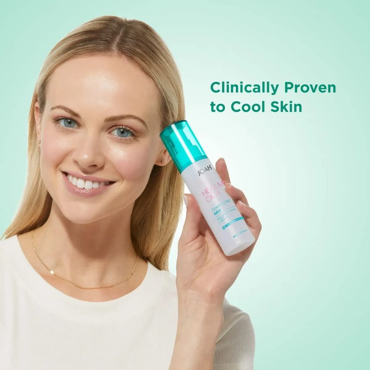 Joah Heal Me Cica Cooling Gel Mist, Infused With Centella Asiatica, Mint, & Aloe Vera, Reduces Redness, Cools Skin, & Provides Deep Hydration, Cruelty Free - Red : Beauty & Personal Care