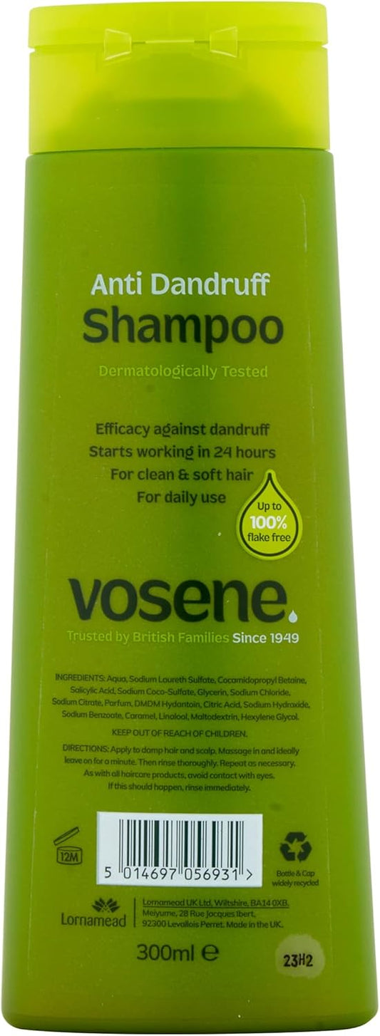 Vosene Anti-Dandruff Shampoo 300Ml (Packaging May Vary)