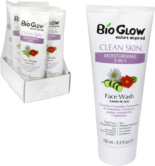 Bioglow Face Wash Purifying, Moisturising & Enhancing Cleansing Alcohol Free (Moisturising 3in1)