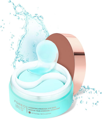 Foreo Iris Under Eye Gel Patches - Dark Circles Treatment Women & Men - Eye Patches Skincare - Hydrating Gel Mask - Collagen - Vitamin C & Vitamin E - 60 Pcs