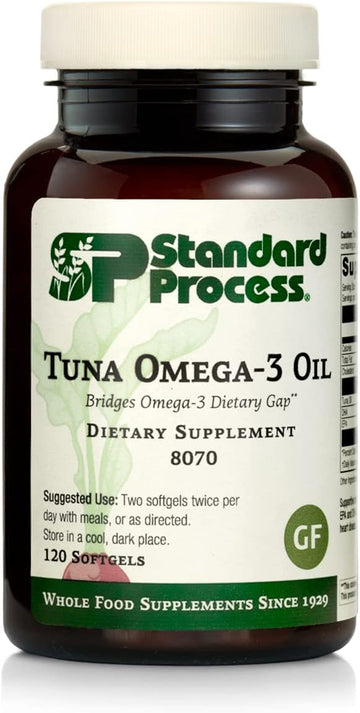 Standard Process Tuna Omega-3 Oil EPA and DHA - Whole Food Support, Br