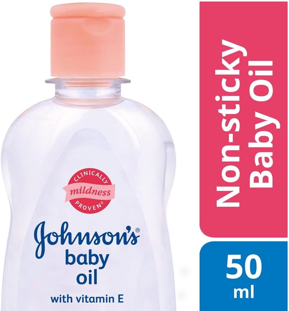 Johnson's Baby Massage Oil, 50 ml / 1.7 FL Oz - 3 Pack : Baby