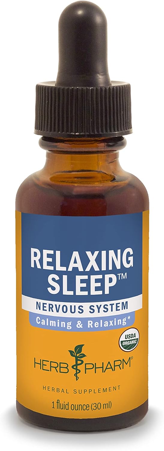 Herb Pharm Relaxing Sleep Herbal Formula with Valerian Extract - 1 Ounce