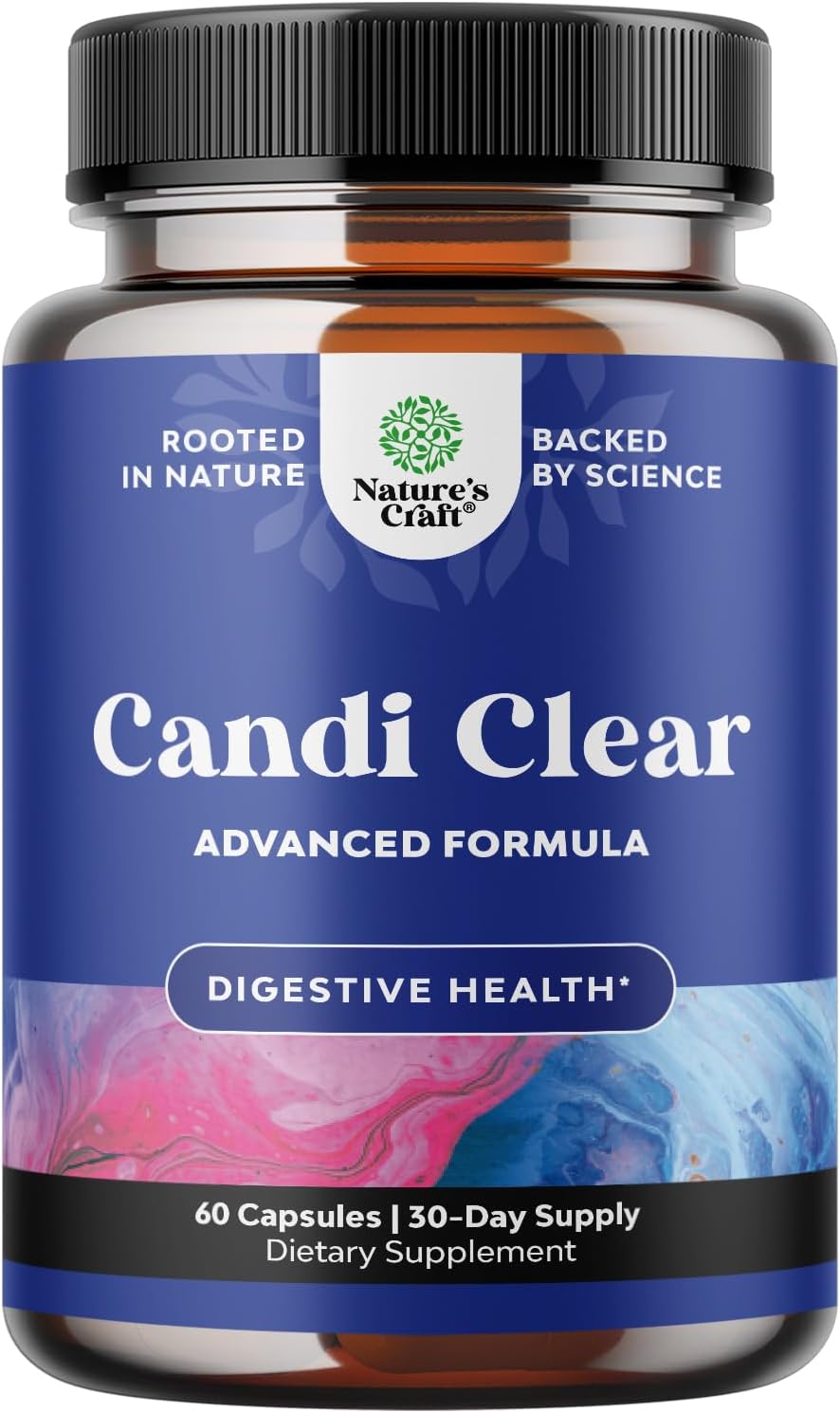 Candida Cleanse Extra Strength Gut Health Supplement - Digestive Enzymes With Probiotics & Prebiotics For Women - Caprylic Acid & Oregano Leaf Herbal Blend For Yeast Infection & Candida Overgrowth