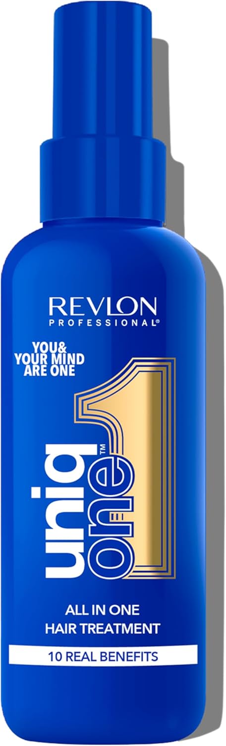 Uniqone Revlon Hair Treatment - Relaxing Fragrance Leave-In Professional Multi-Benefit Hair Treatment - Repair, Detangle, Control Frizz & Style – Vanilla & Jasmine - 150 Ml ?