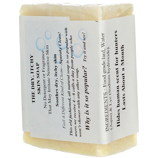Grandma'S Pure Lye Soap Bar - 6.0 Oz Unscented Face & Body Wash Cleans With No Detergens, Dyes & Fragrances - 60018 (4 Pack)