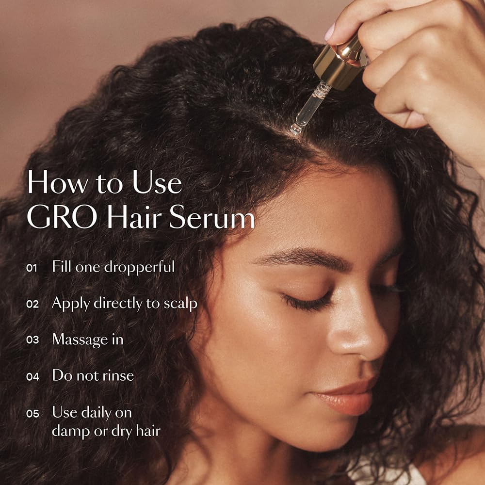 VEGAMOUR GRO Hair Serum 3-Pack, Stock Up & Save On 3-Month Supply, Get Thicker, Fuller Looking Hair In As Soon As 90 Days, Bergamot Scent, 1 fl. oz. each : Beauty & Personal Care