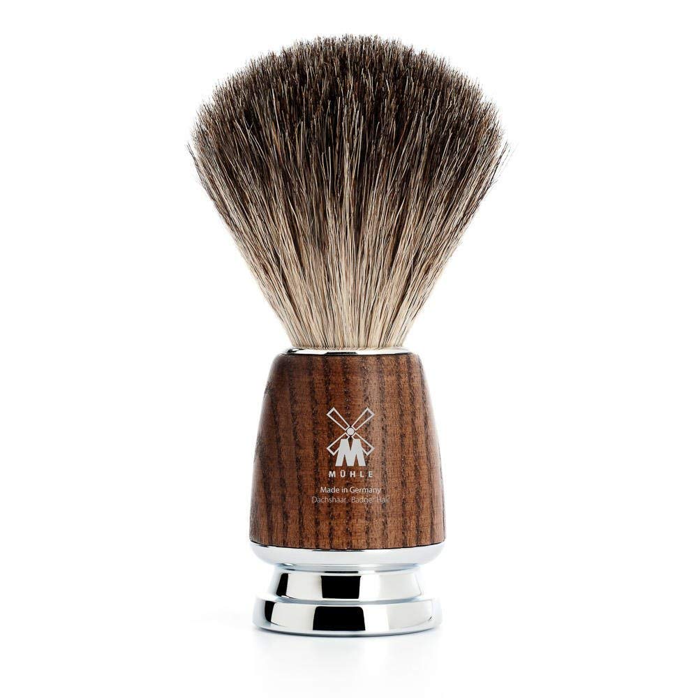 Mühle Vivo Plum Wood Pure Badger Shaving Brush - Luxury Shave Brush For Men, Rich Lather : Beauty & Personal Care